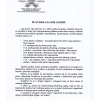 Plan rada za 2020